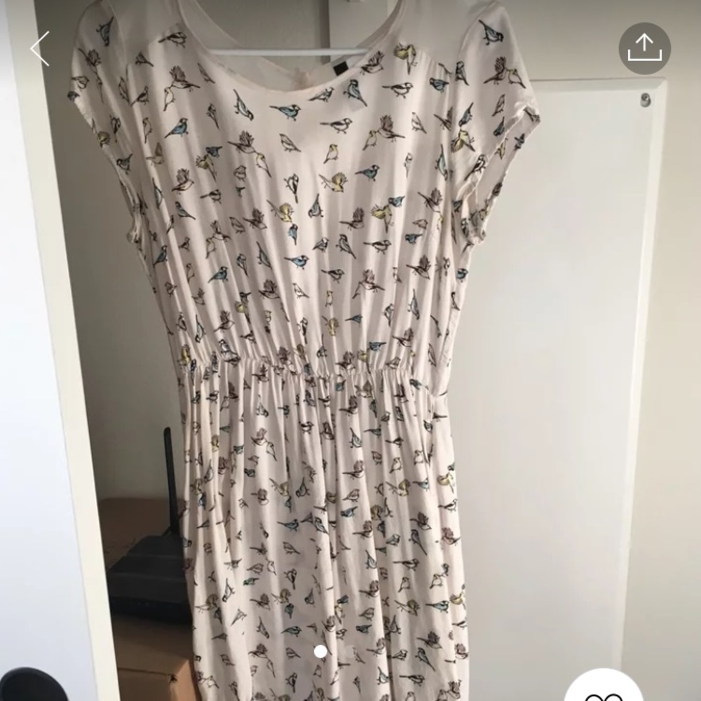 H&M Dress with Bird Design